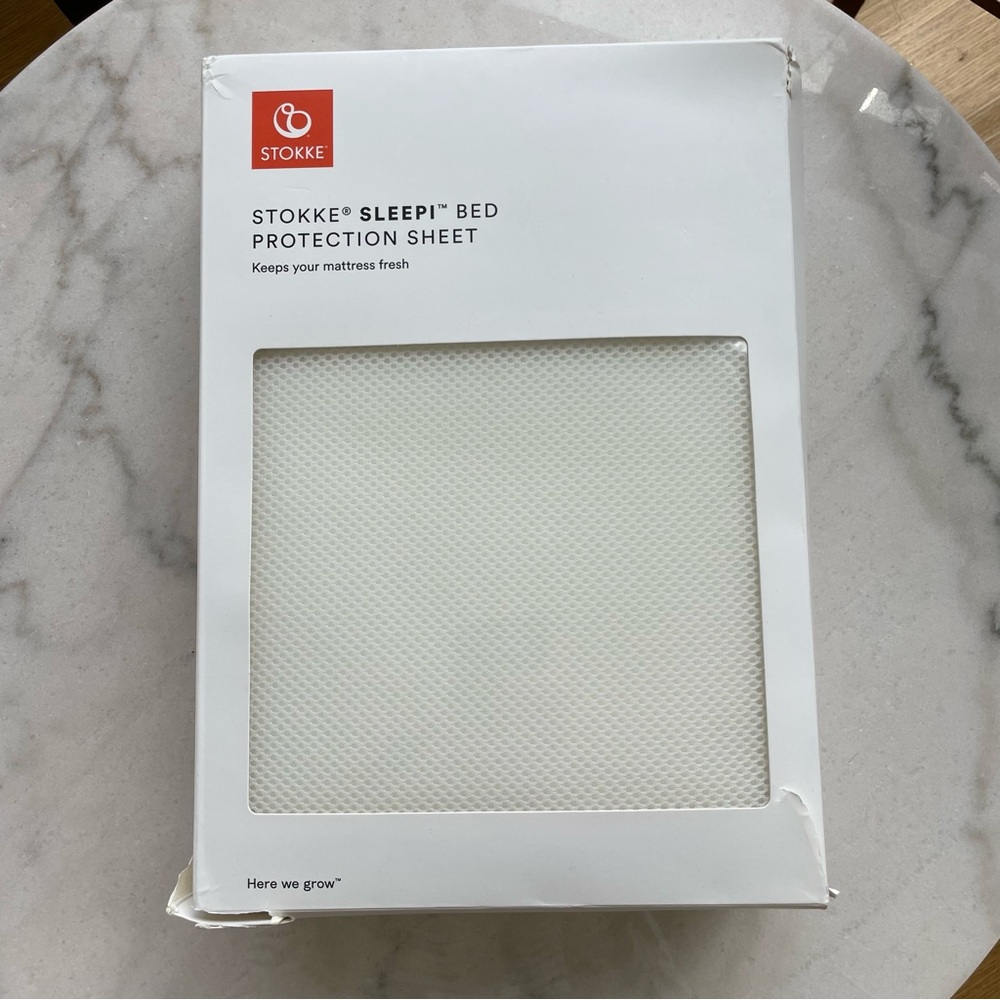 Stokke Sleepi Crib Bed Waterproof Mattress Protection Sheet NEW